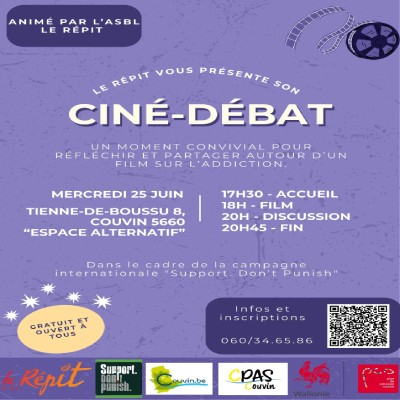 Ciné-débat au Répit - 25 juin 2025 - Couvin