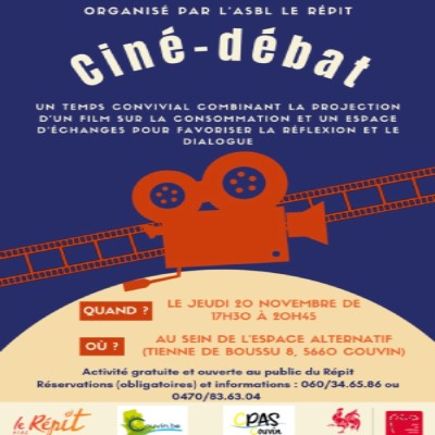 Ciné-débat du Répit - 20 novembre 2025 - Espace Alternatif de Couvin