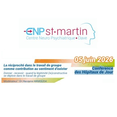 CNP Saint-Martin | Conférence "La réciprocité dans le travail de groupe comme contribution au sentiment d’exister" | 5 juin à Dave (Jambes)