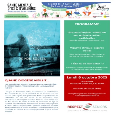 Quand Diogène vieillit... - 6 octobre 2025 - Respect Seniors Namur 